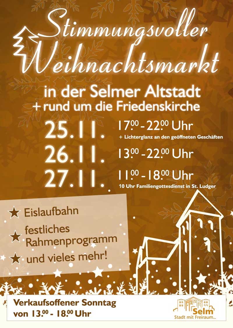 Weihnachtsmarkt 2016 Plakat