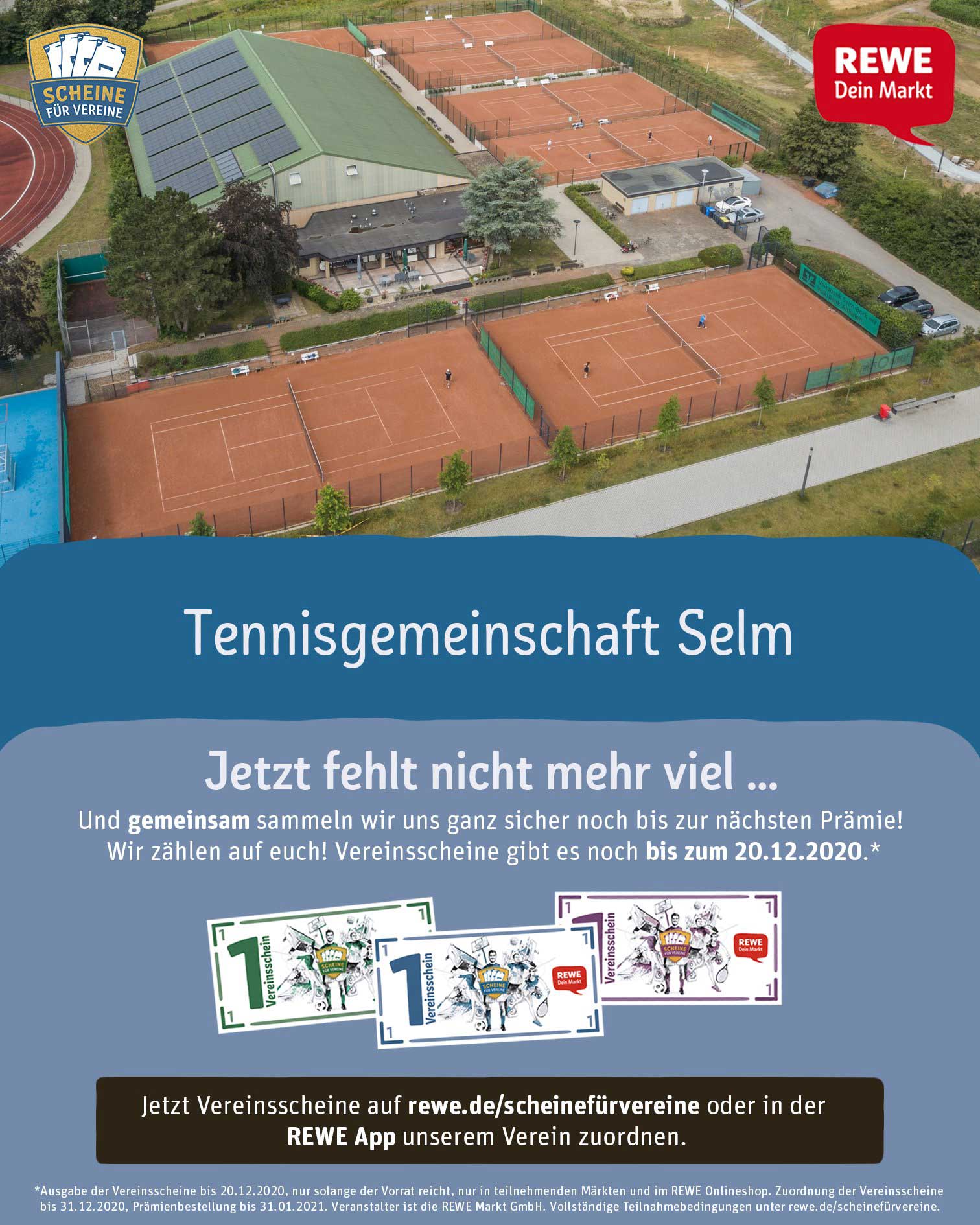 Rewe Scheine fuer Vereine Poster 2020