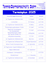 TGS Terminplan 2025