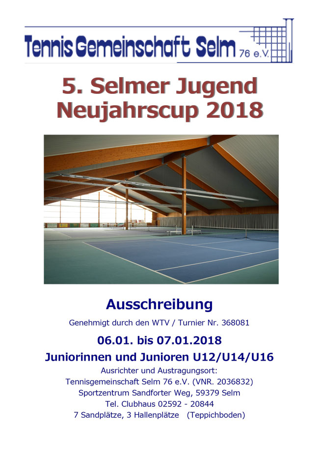 5. Selmer Jugend Neujahrscup 2018