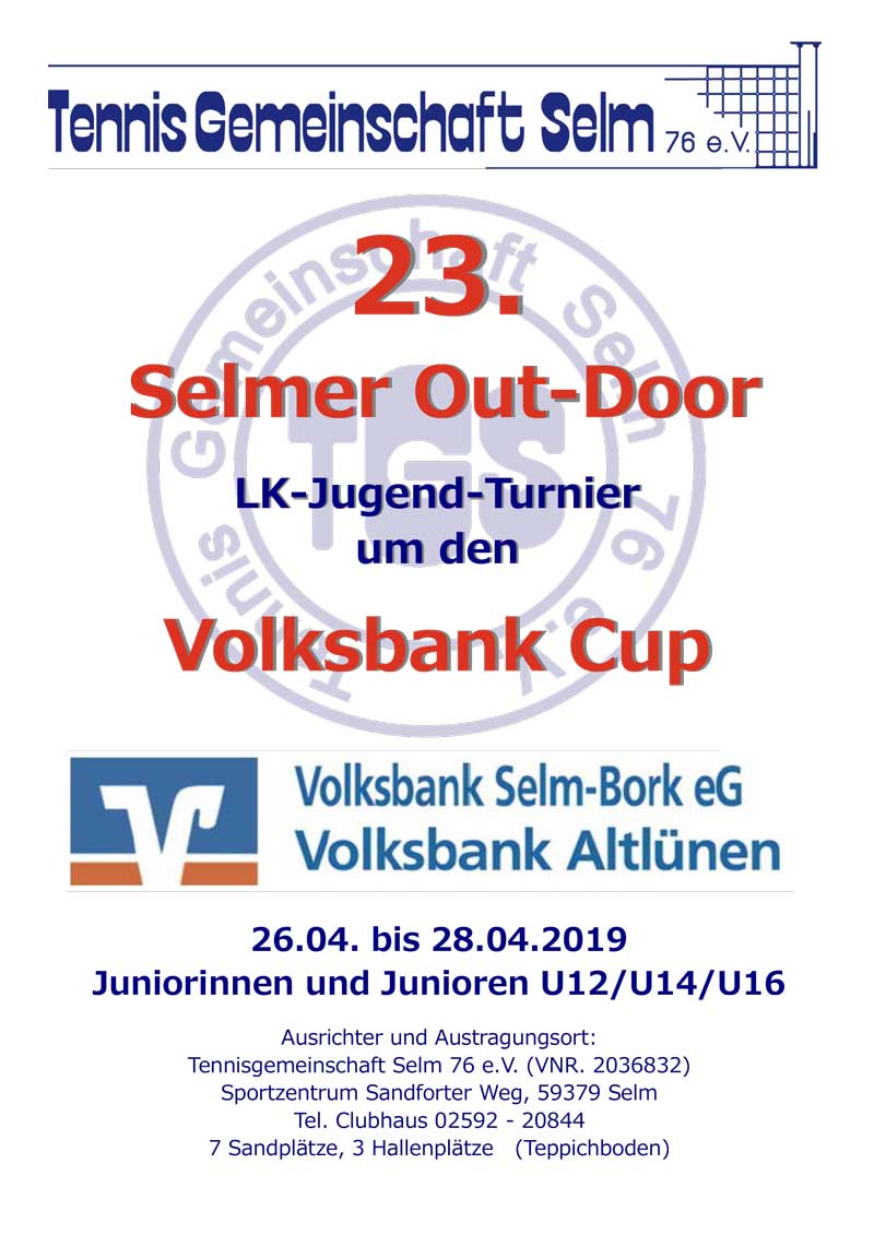 23. Selmer Out-Door um den Volksbank Cup